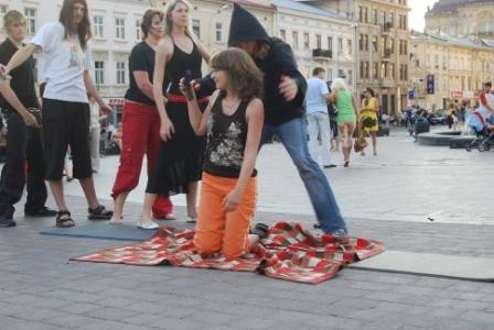 Євангелізація в центрі міста